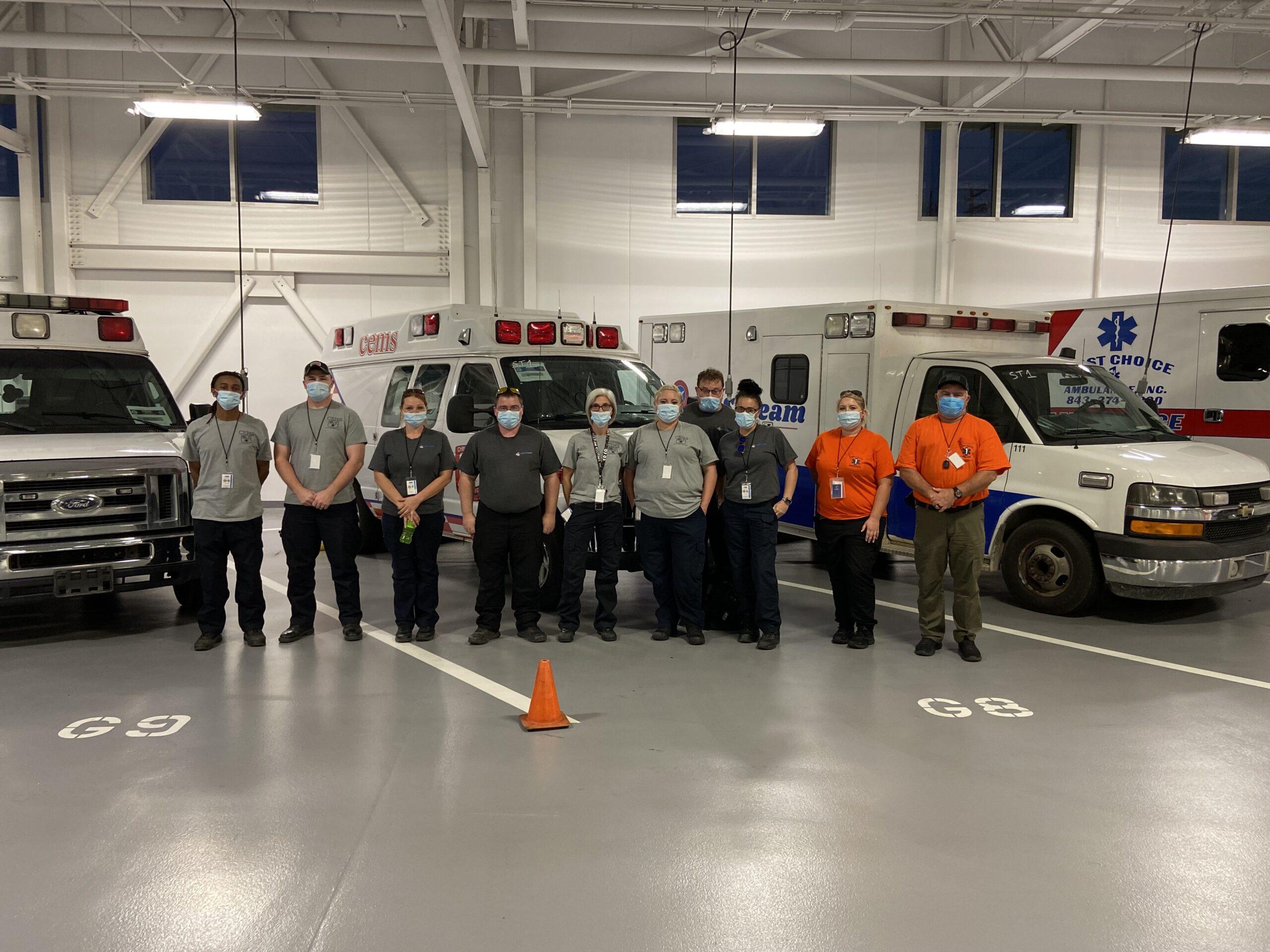 WSOC – FEMA Ambulance Strike Team Arrives in Mecklenburg County